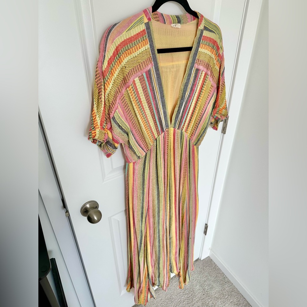 En Créme Stripe Dress - Picture 2 of 8